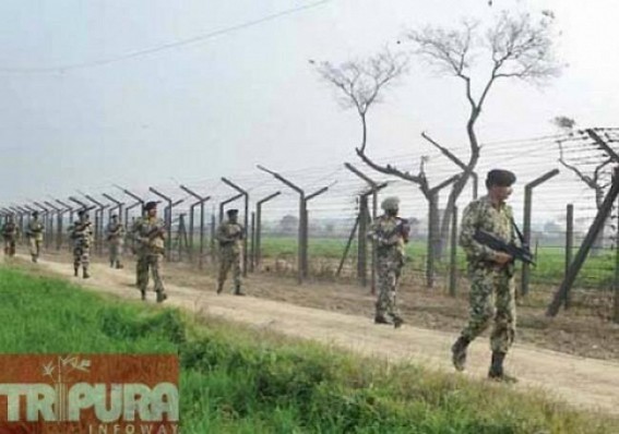 Central orders Assam to complete Indo-Bangla border within 2017 : Tripura Govt.â€™s non-cooperation interrupted in central govt. works  